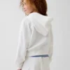 Sudadera con capucha, cremallera completa y corte oversize para niño, de felpa Vintagesoft