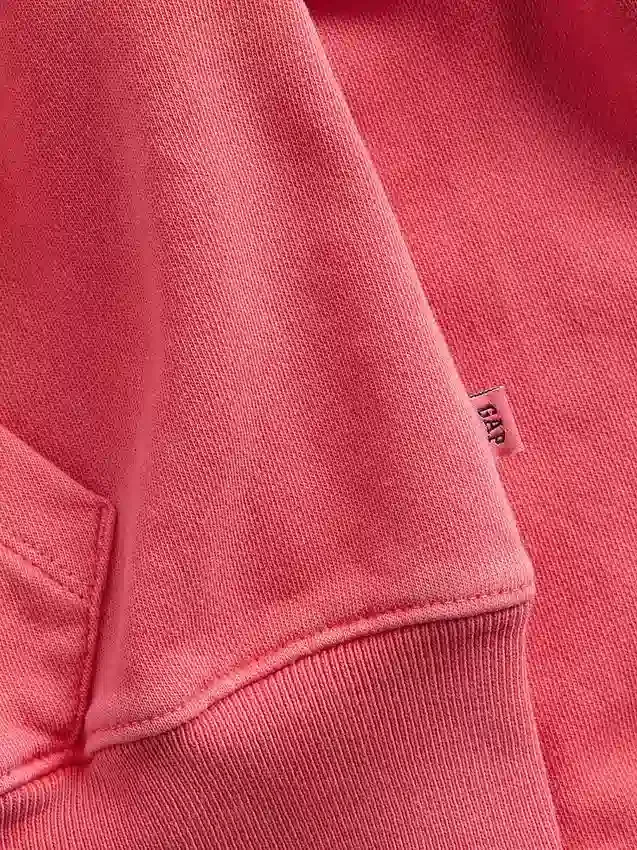 Sudadera con capucha, cremallera completa y corte oversize para niño, de felpa Vintagesoft