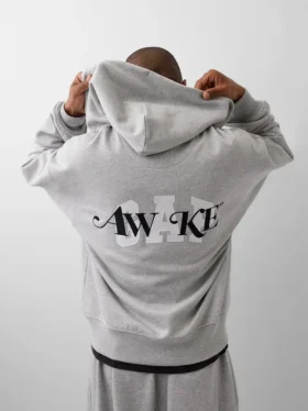 Sudadera con capucha, cremallera y logo oversize de GAP × Awake NY