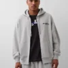 Sudadera con capucha, cremallera y logo oversize de GAP × Awake NY