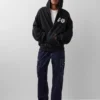 Sudadera con capucha, cremallera y logo oversize de GAP × Awake NY