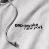 Sudadera con capucha, cremallera y logo oversize de GAP × Awake NY
