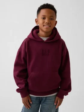 Sudadera con capucha de corte holgado y logotipo Vintagesoft para niños