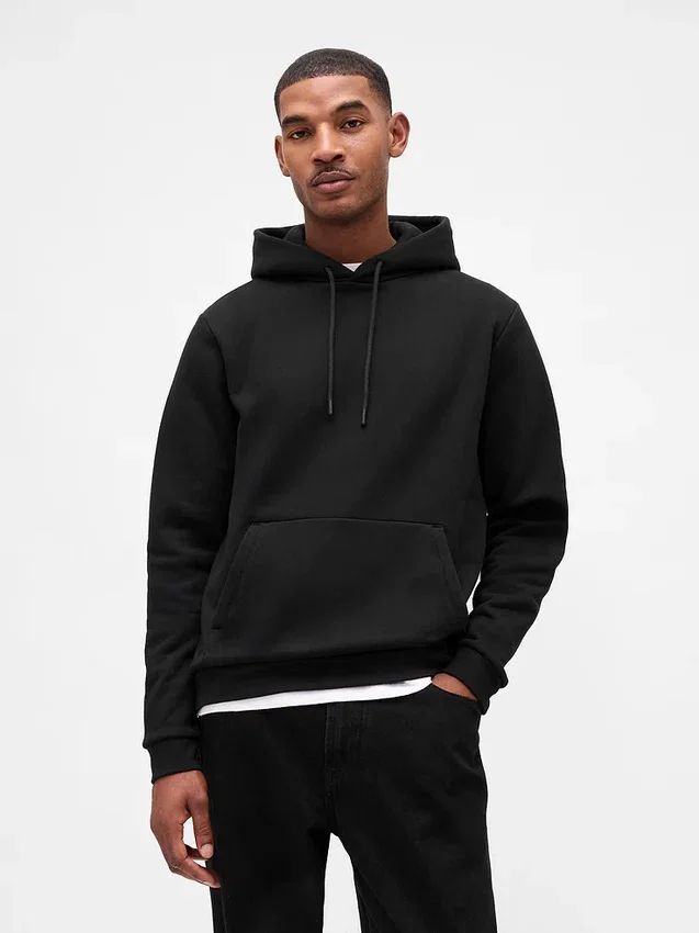 Sudadera con capucha de felpa francesa de peso grueso Hill City