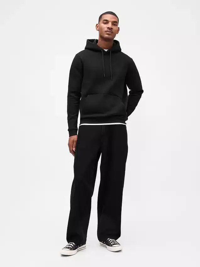 Sudadera con capucha de felpa francesa de peso grueso Hill City