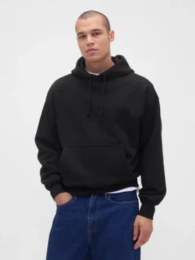 Sudadera con capucha de felpa francesa extra gruesa para adulto