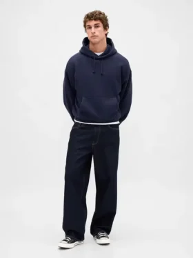 Sudadera con capucha de felpa francesa extra gruesa para adulto