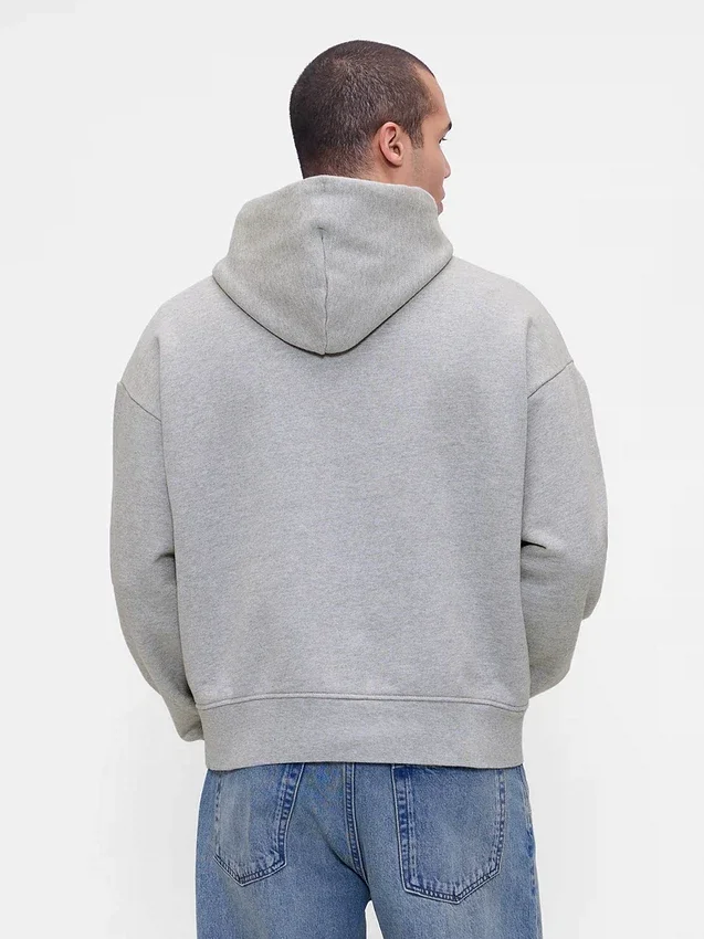 Sudadera con capucha de felpa francesa extra gruesa para adulto