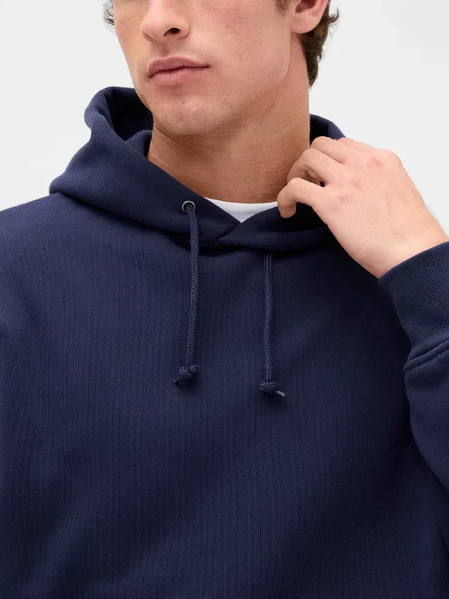 Sudadera con capucha de felpa francesa extra gruesa para adulto