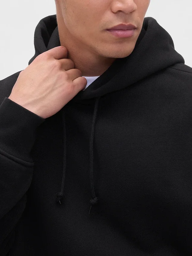 Sudadera con capucha de felpa francesa extra gruesa para adulto