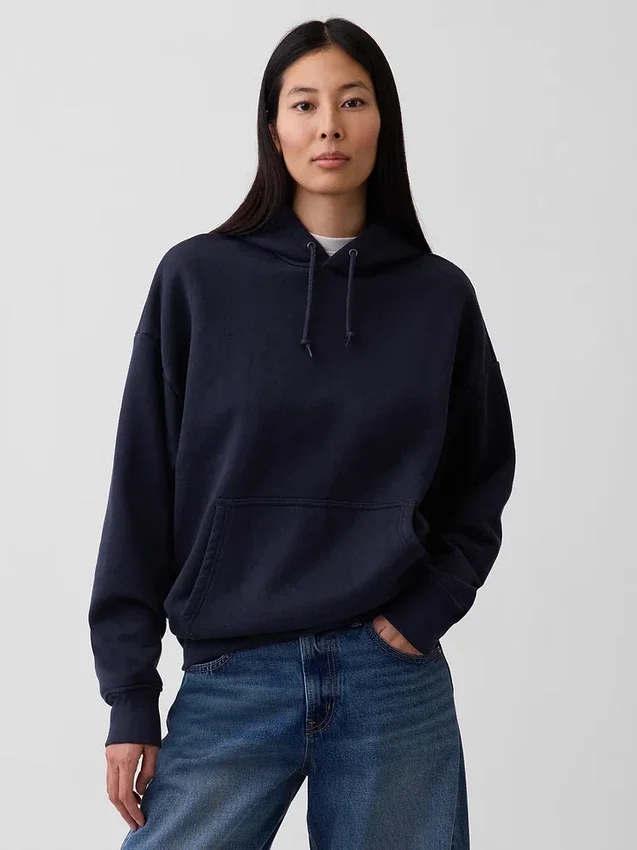 Sudadera con capucha de felpa francesa extra gruesa para adulto