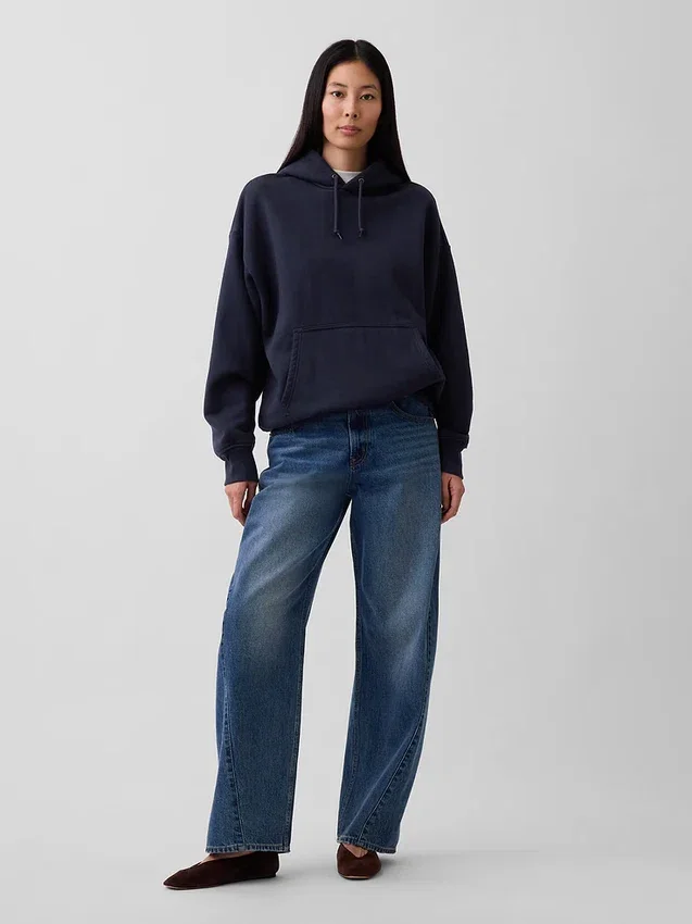 Sudadera con capucha de felpa francesa extra gruesa para adulto