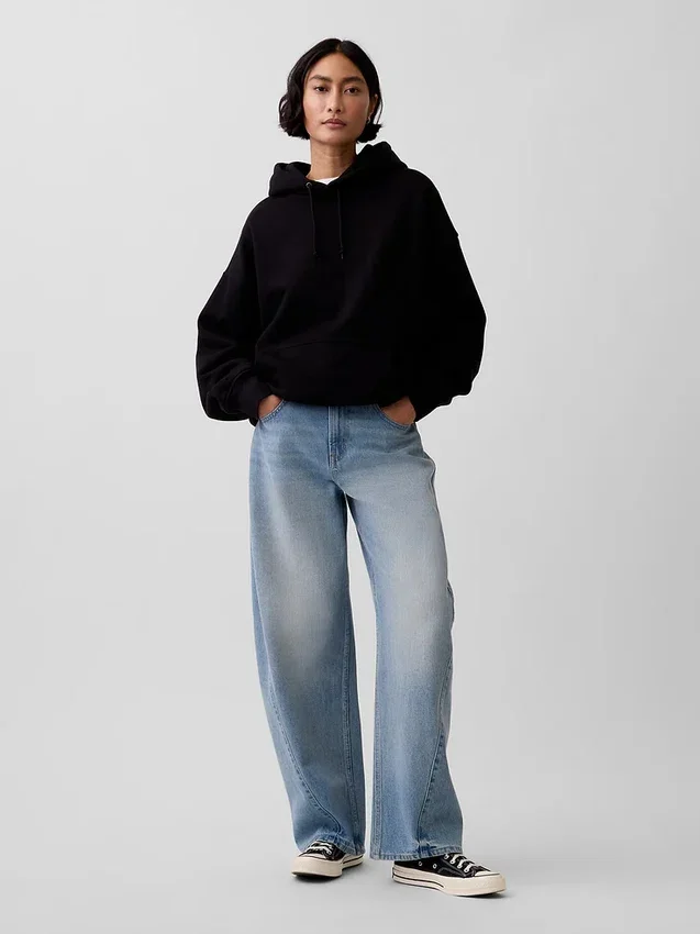 Sudadera con capucha de felpa francesa extra gruesa para adulto