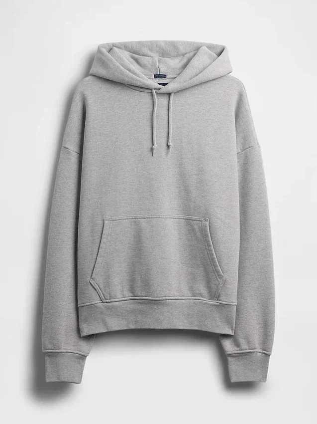 Sudadera con capucha de felpa francesa extra gruesa para adulto