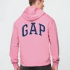 Sudadera con capucha de felpa francesa gruesa con el logotipo de GAP