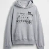 Sudadera con capucha de tejido grueso de Jean-Michel Basquiat