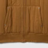 Sudadera con capucha, forro de tejido de pan de miel y cremallera