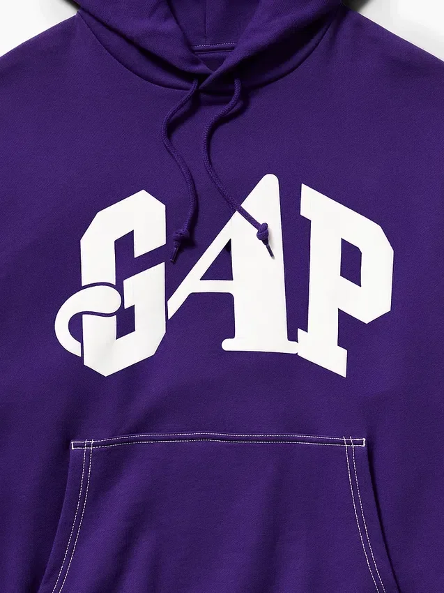 Sudadera con capucha Gap × Awake Ny de tejido grueso y logo oversize