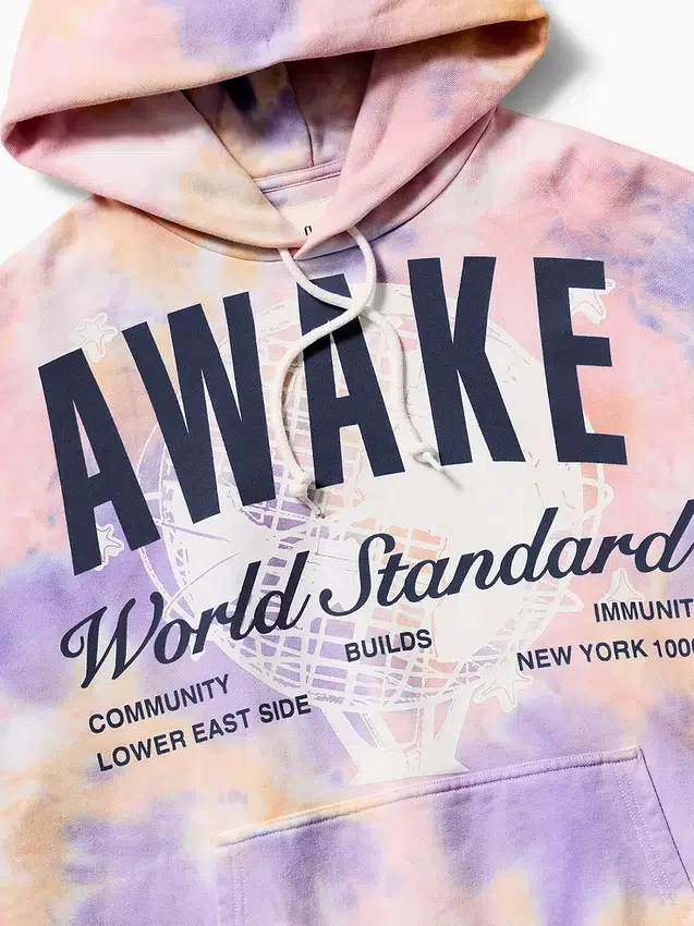 Sudadera con capucha Gap × Awake Ny de tejido grueso y logo oversize