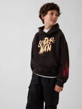 Sudadera con capucha holgada para niño Marvel Vintagesoft Spider-Man