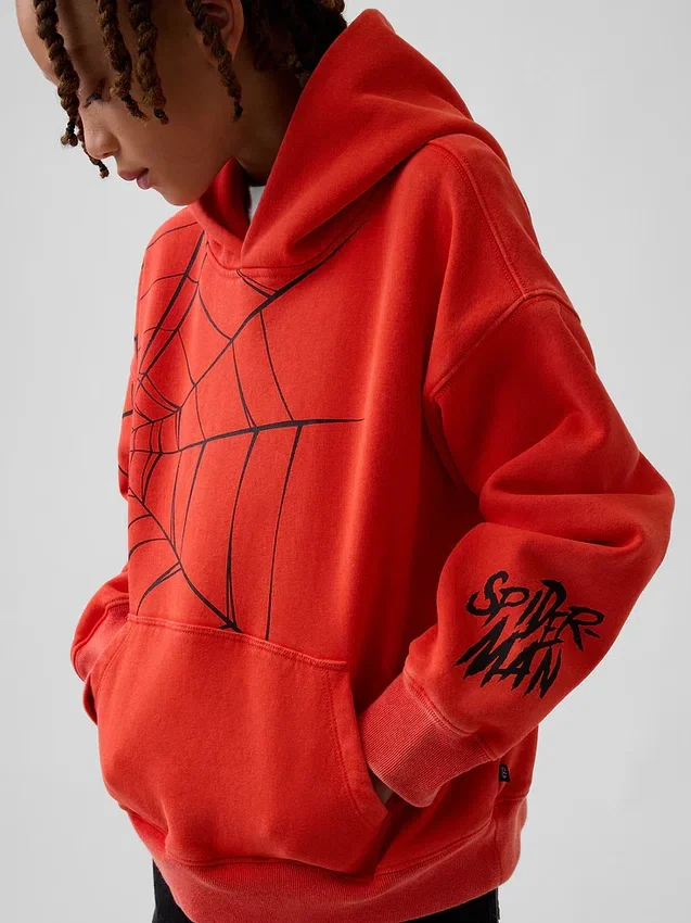 Sudadera con capucha holgada para niño Marvel Vintagesoft Spider-Man