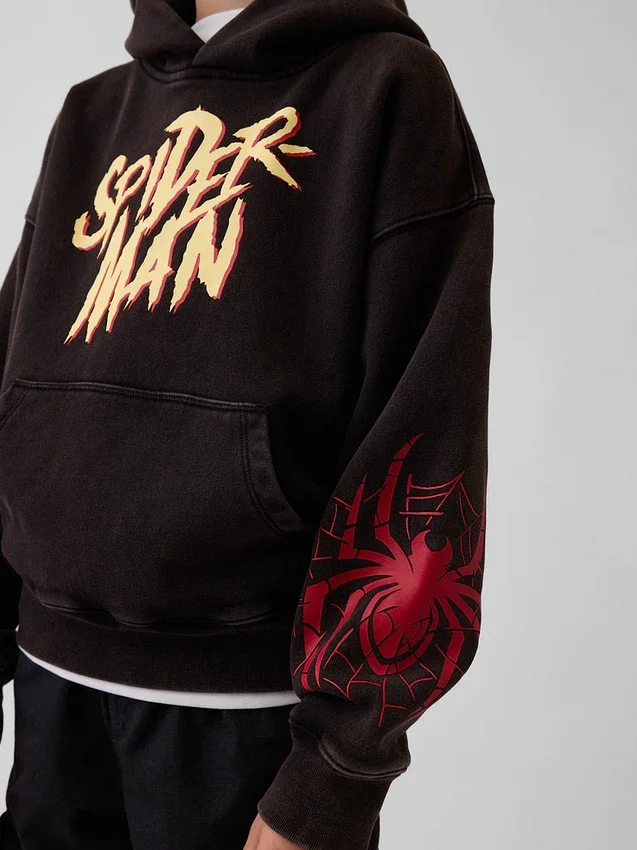 Sudadera con capucha holgada para niño Marvel Vintagesoft Spider-Man