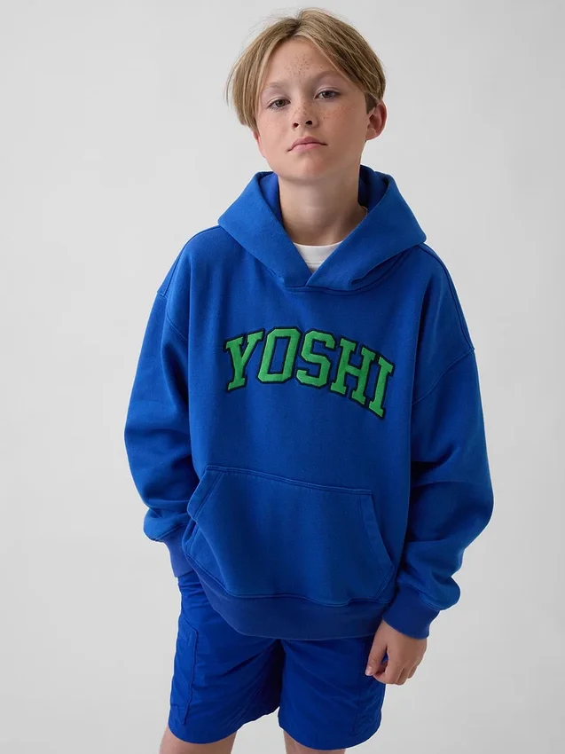Sudadera con capucha holgada «Super Mario Vintagesoft» para niños
