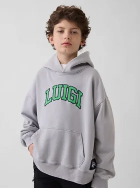 Sudadera con capucha holgada «Super Mario Vintagesoft» para niños