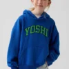 Sudadera con capucha holgada «Super Mario Vintagesoft» para niños