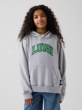 Sudadera con capucha holgada «Super Mario Vintagesoft» para niños