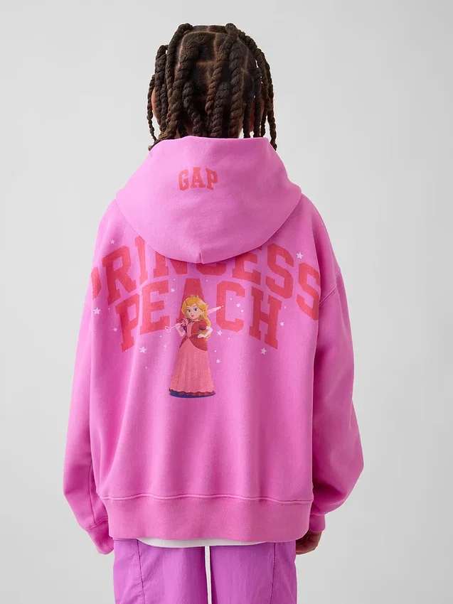 Sudadera con capucha holgada «Super Mario Vintagesoft» para niños