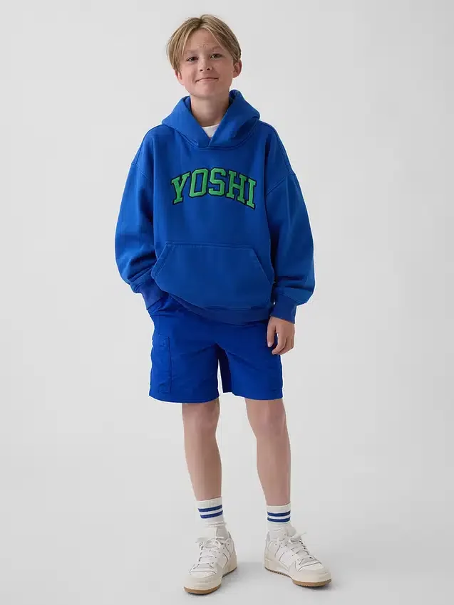 Sudadera con capucha holgada «Super Mario Vintagesoft» para niños