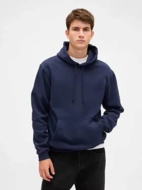 Sudadera con capucha holgada Vintagesoft para adulto