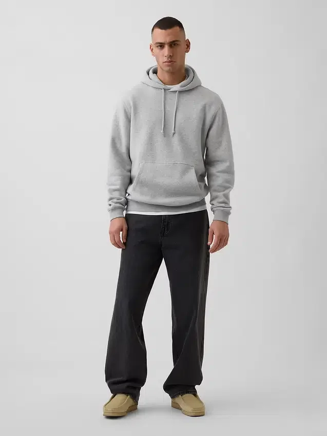 Sudadera con capucha holgada Vintagesoft para adulto
