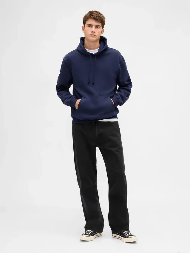 Sudadera con capucha holgada Vintagesoft para adulto