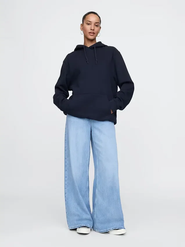 Sudadera con capucha holgada Vintagesoft para adulto