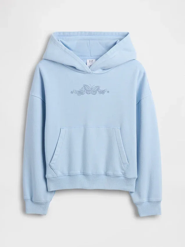 Sudadera con capucha holgada Vintagesoft para niños