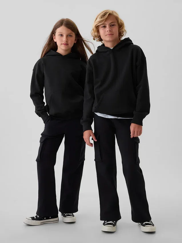 Sudadera con capucha holgada Vintagesoft para niños