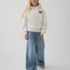 Sudadera con capucha holgada Vintagesoft para niños
