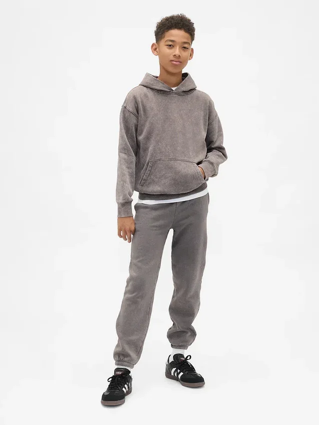 Sudadera con capucha holgada Vintagesoft para niños