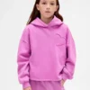 Sudadera con capucha holgada y parches «Vintagesoft» para niños