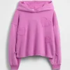 Sudadera con capucha holgada y parches «Vintagesoft» para niños
