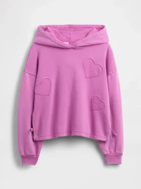 Sudadera con capucha holgada y parches «Vintagesoft» para niños