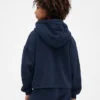 Sudadera con capucha holgada y parches «Vintagesoft» para niños