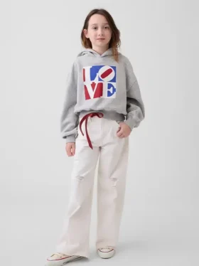 Sudadera con capucha «Love» de Robert Indiana para niños
