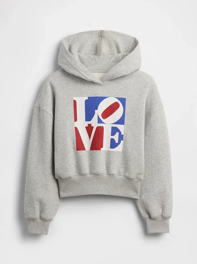 Sudadera con capucha «Love» de Robert Indiana para niños