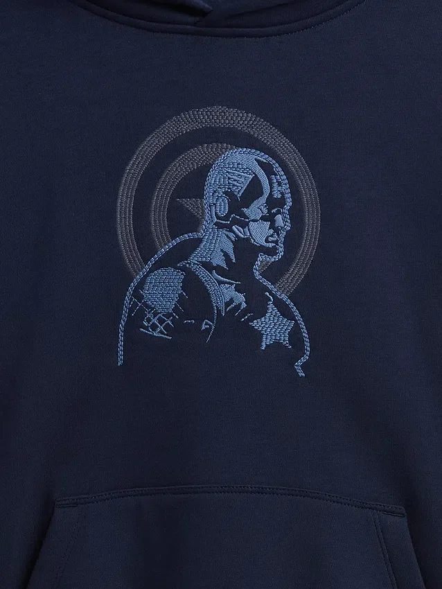 Sudadera con capucha Marvel Vintagesoft de corte holgado para niño