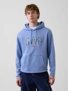 Sudadera con capucha oversize con logotipo «Americana» de Vintagesoft