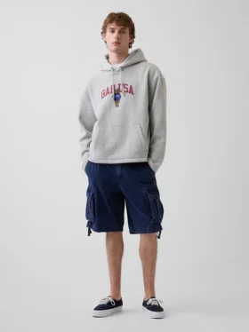 Sudadera con capucha oversize con logotipo «Americana» de Vintagesoft