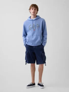 Sudadera con capucha oversize con logotipo «Americana» de Vintagesoft